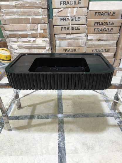 Nero Marquina Marble Sink