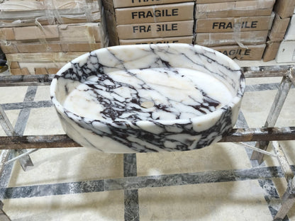 Calacatta Viola Marble Sink