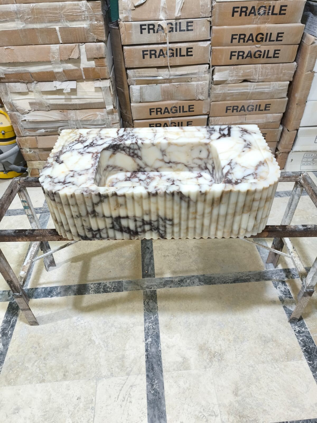 Calacatta Viola Marble Sink