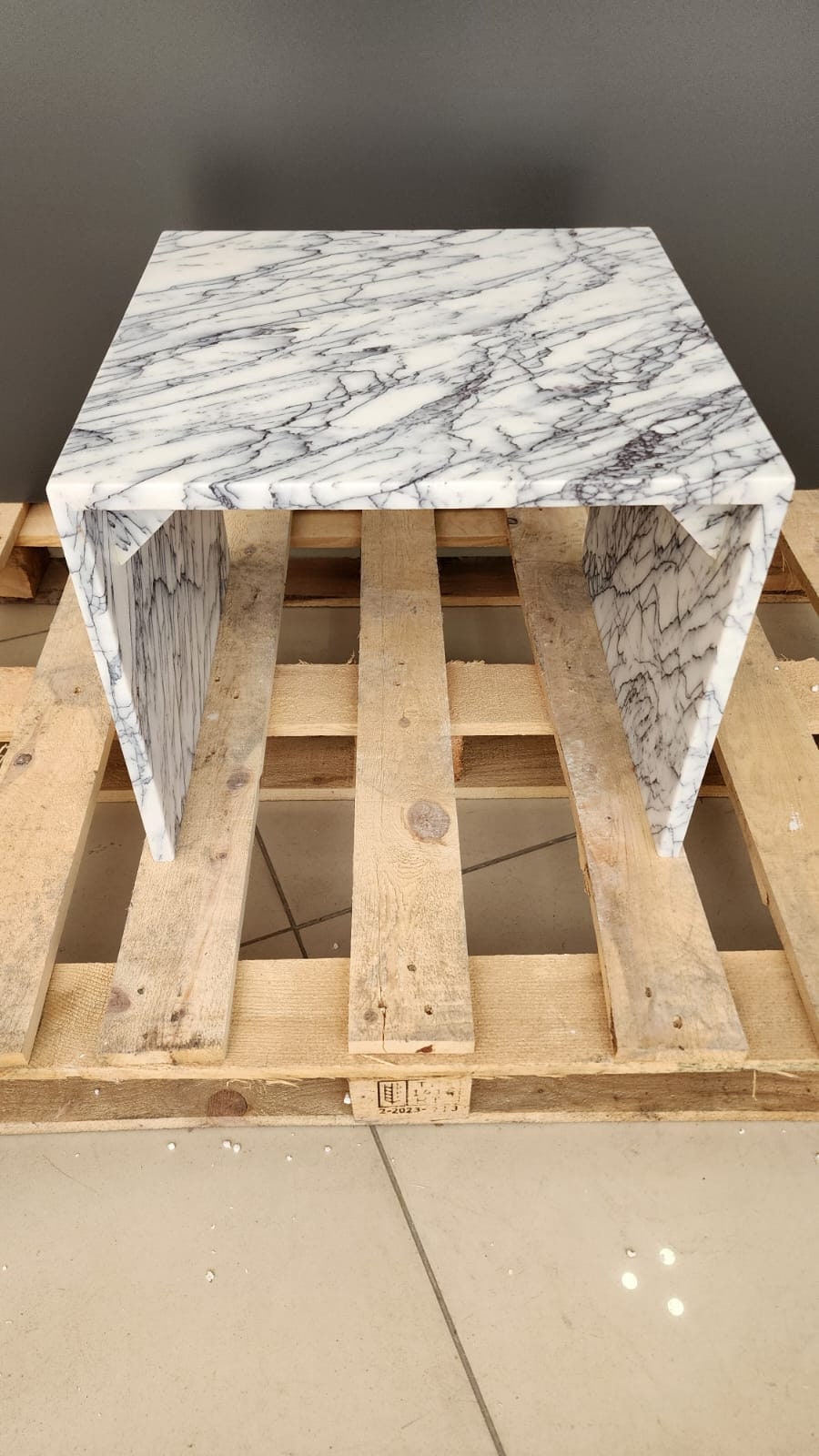 Calacatta Viola Marble Side Table