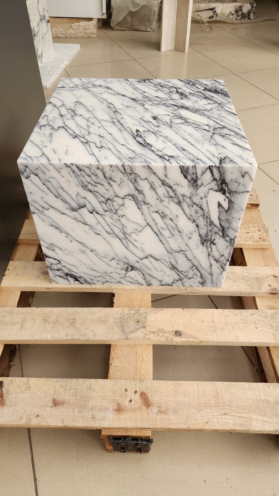 Calacatta Viola Marble Side Table