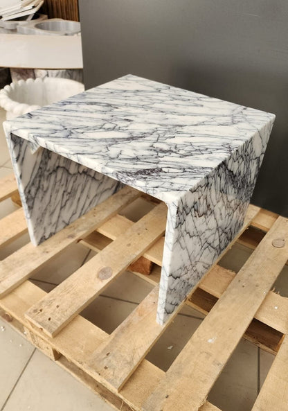 Calacatta Viola Marble Side Table