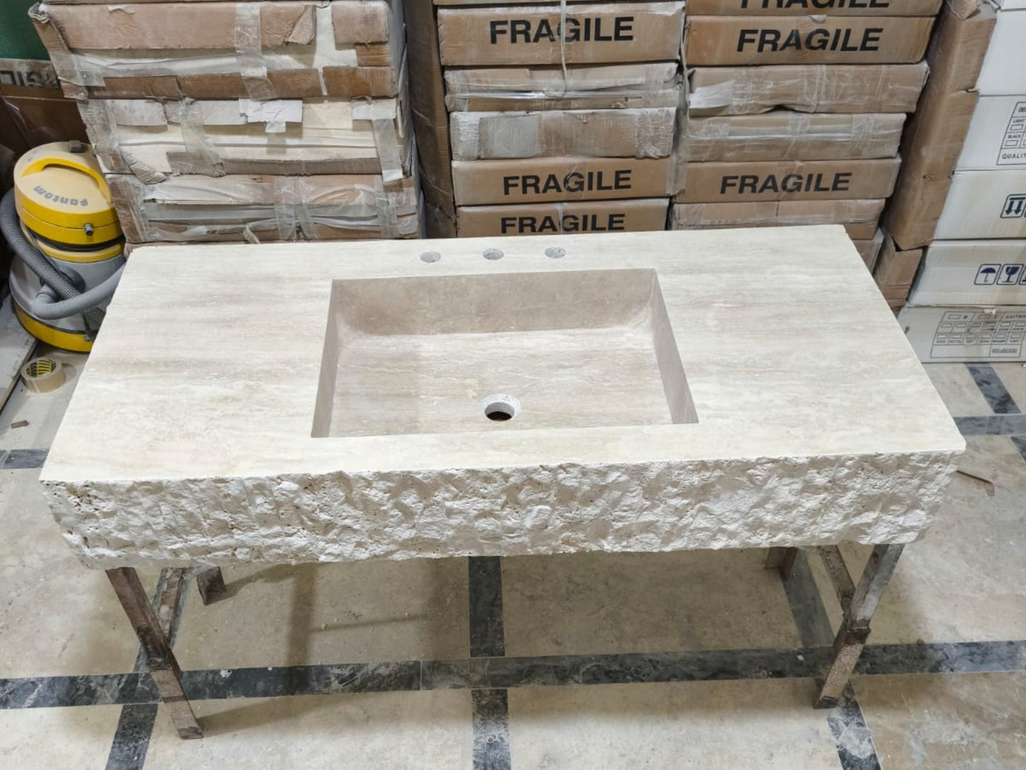 Travertine Marble Sink