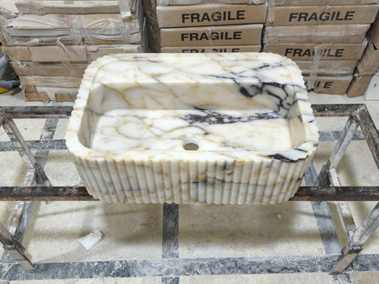 Calacatta Gold Marble Sink