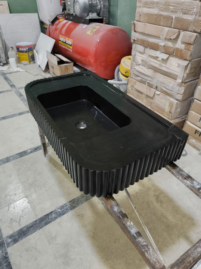 Nero Marquina Marble Sink