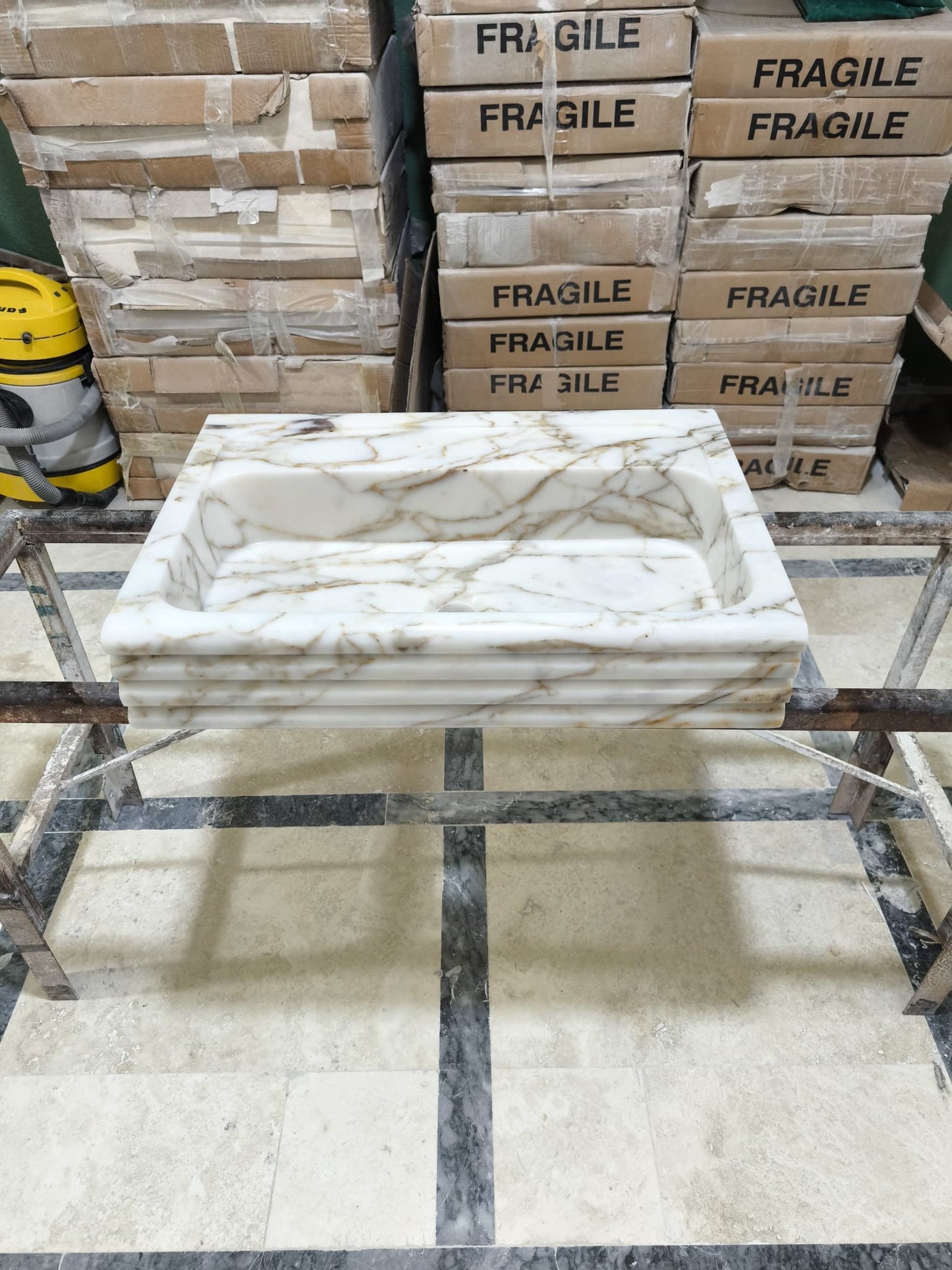 Calacatta Gold Marble Sink