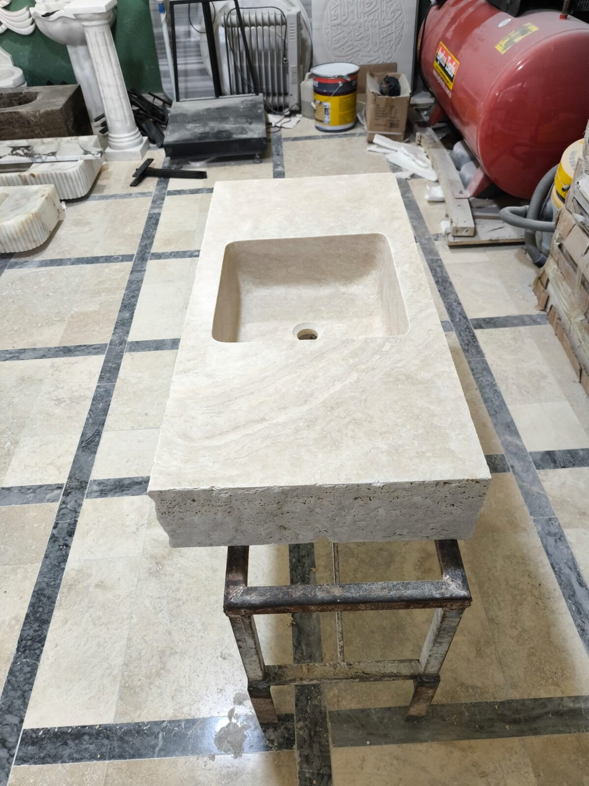 Travertine Sink