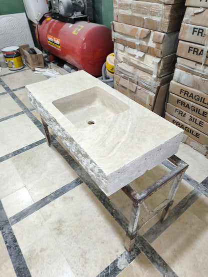 Travertine Sink