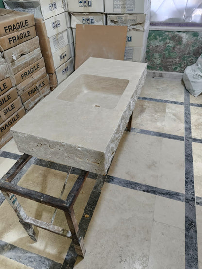 Travertine Sink