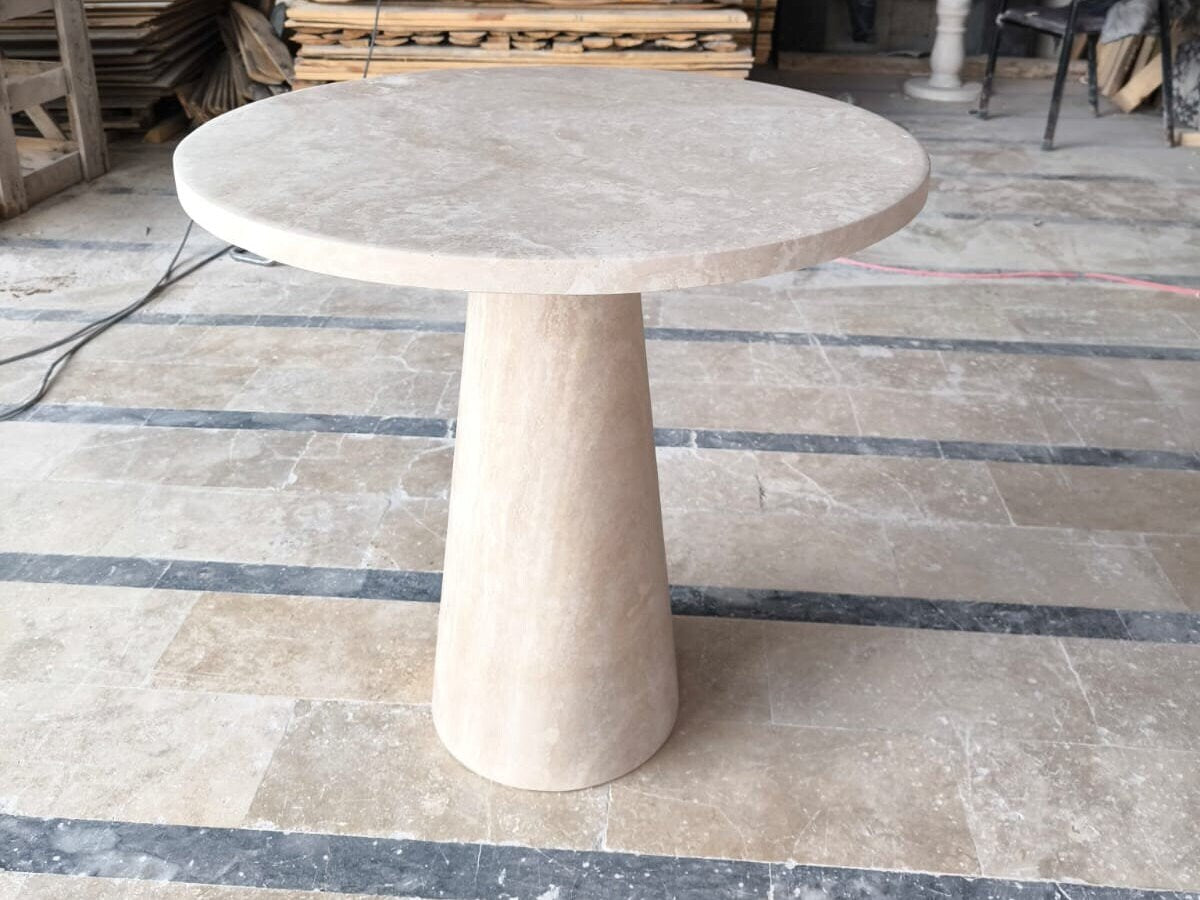 Travertine Plinth Coffee Table