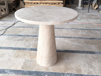Travertine Plinth Coffee Table