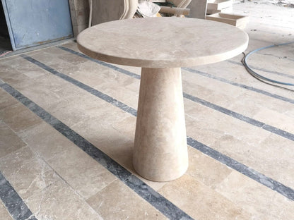 Travertine Plinth Coffee Table