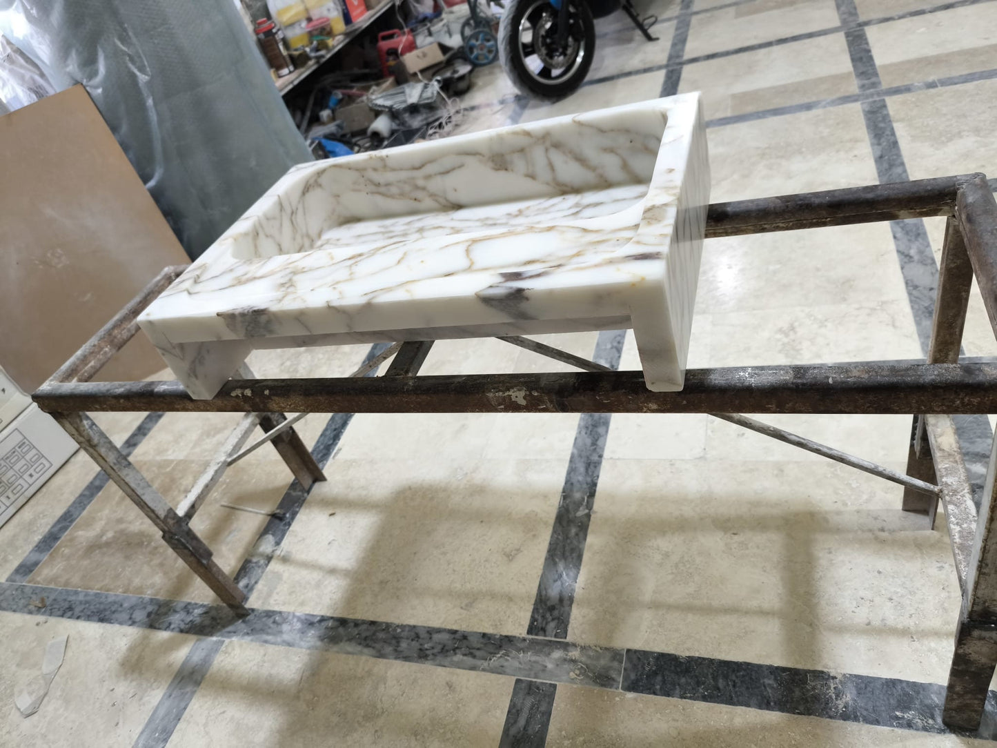 Calacatta Gold Marble Sink