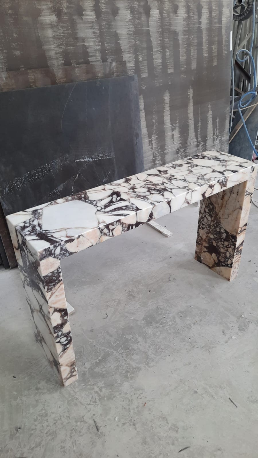 Calacatta Viola Marble Console Table