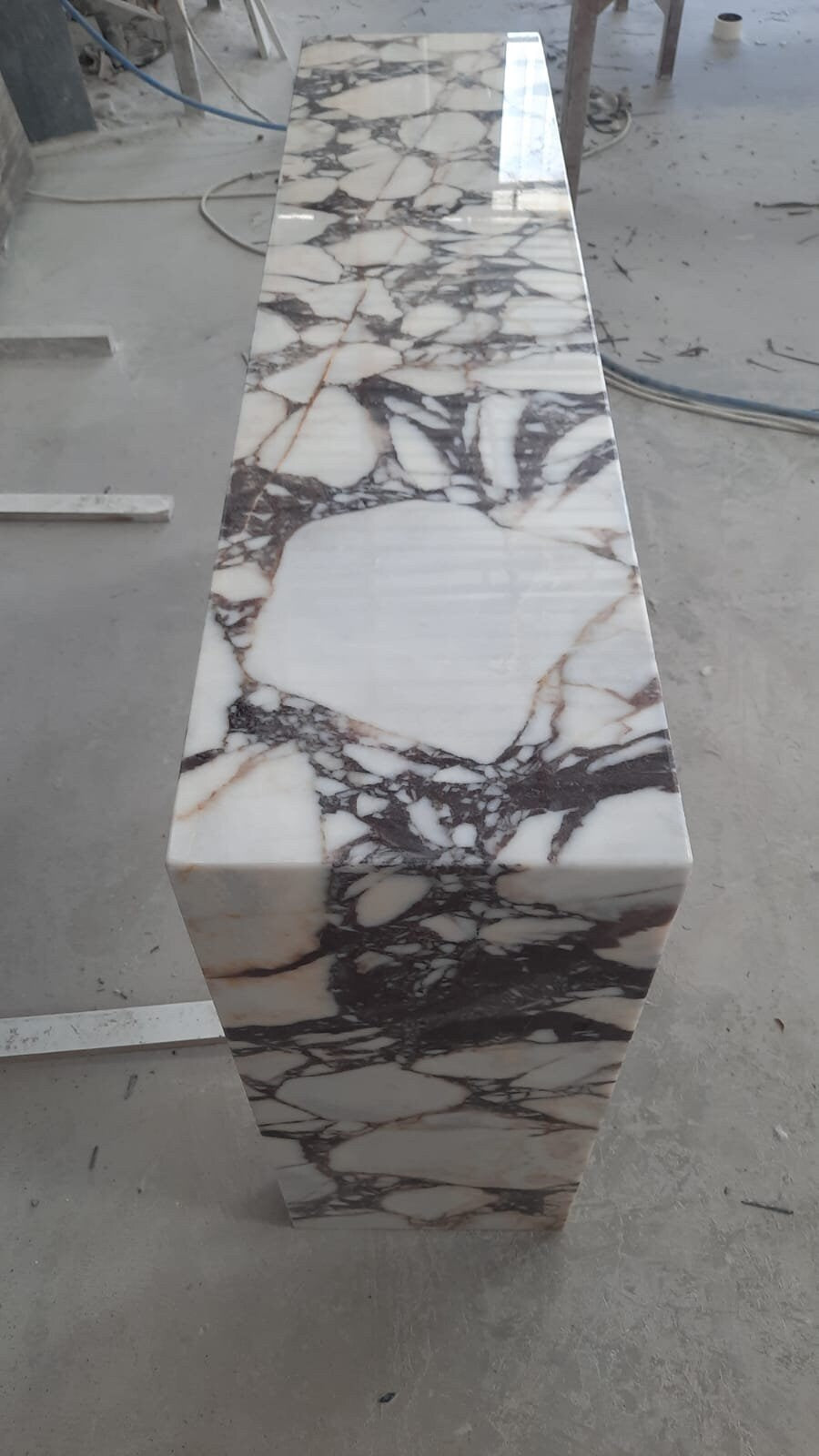 Calacatta Viola Marble Console Table