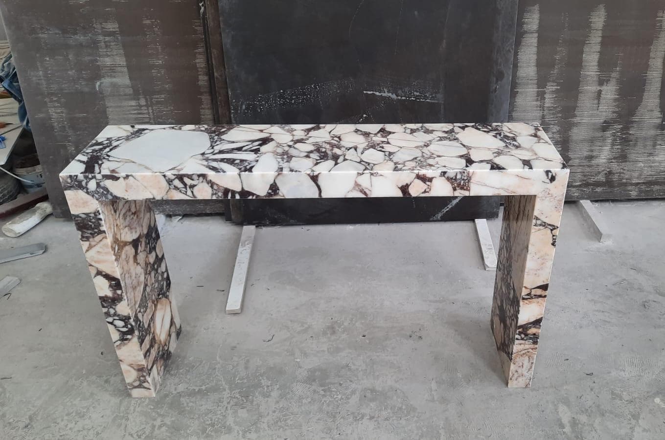 Calacatta Viola Marble Console Table