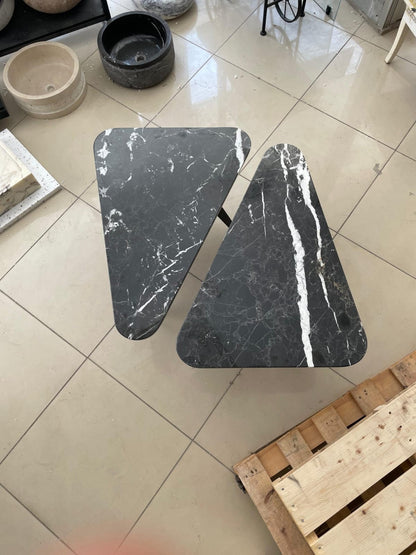 Black Marquina Marble Coffee Table