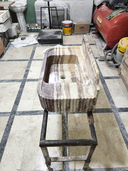 Pink Marble Sink