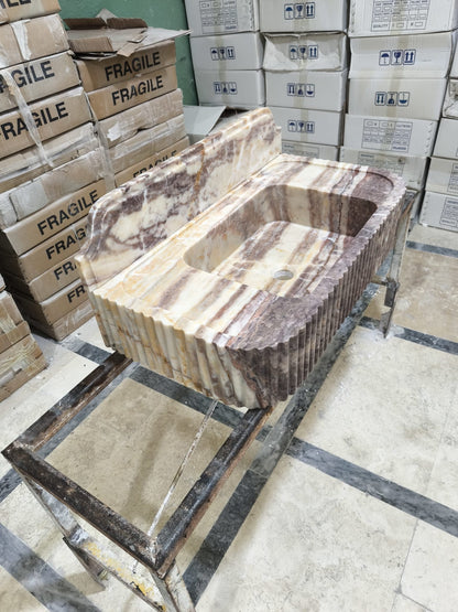 Pink Marble Sink