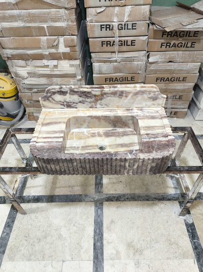Pink Marble Sink