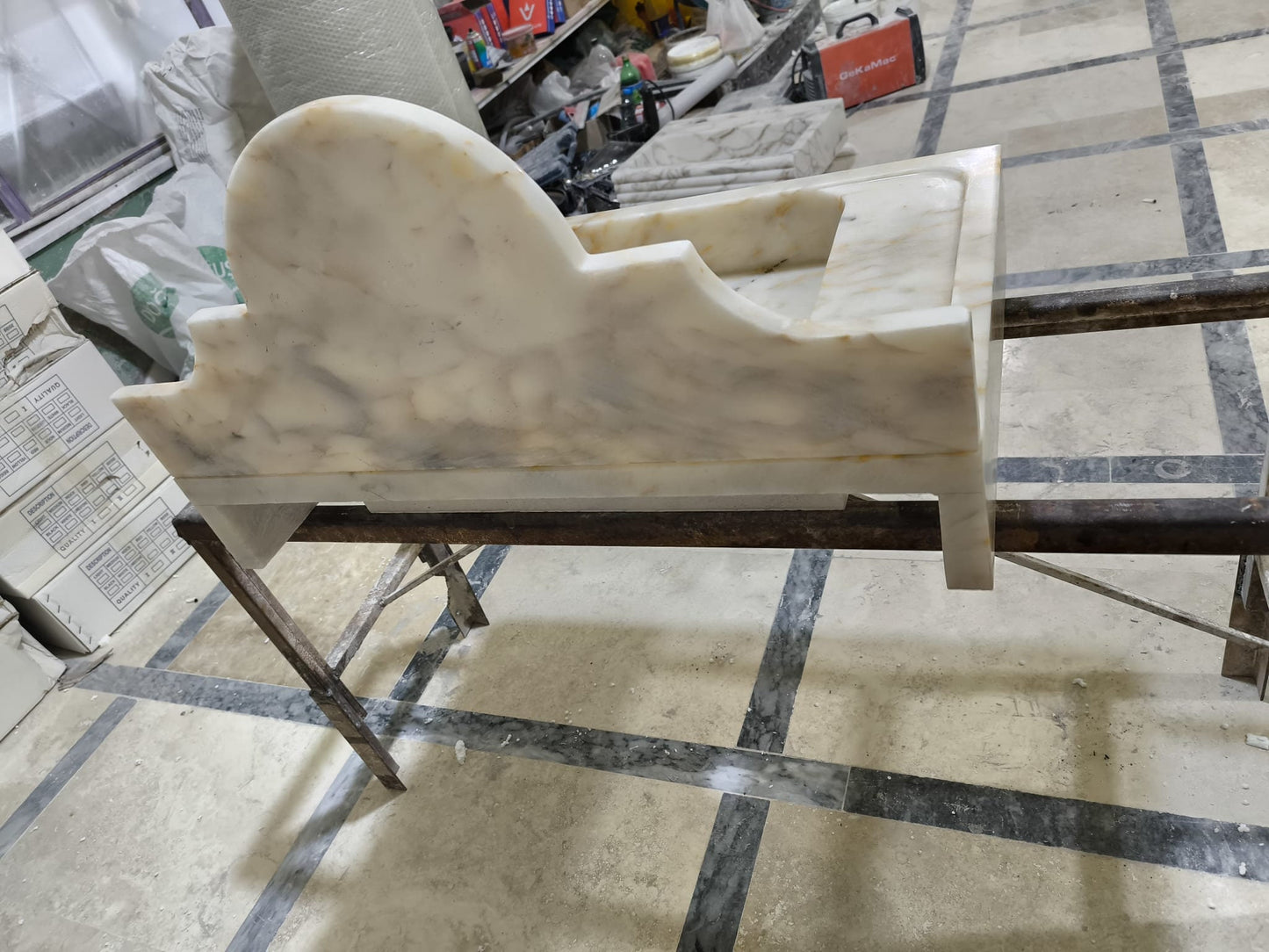 Calacatta Sugar Marble Sink