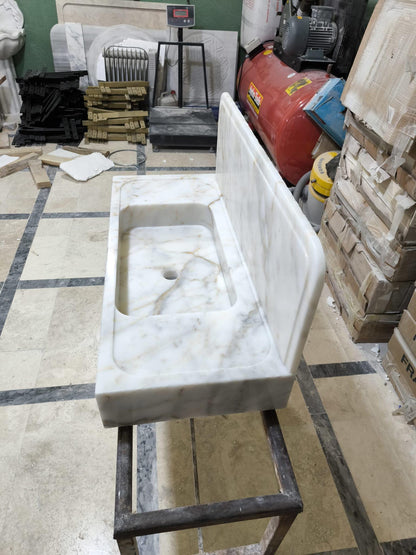 Calacatta Gold Marble Sink