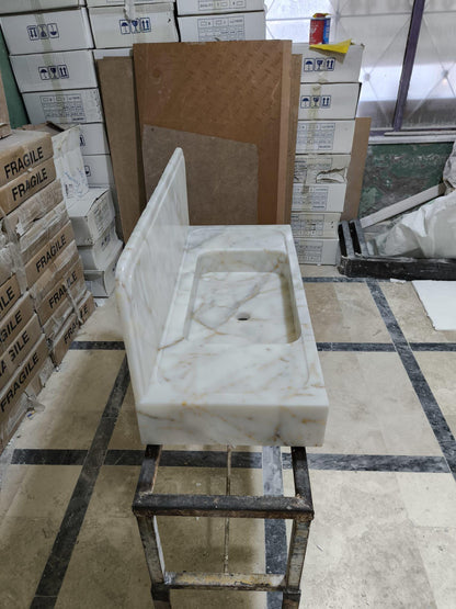 Calacatta Gold Marble Sink
