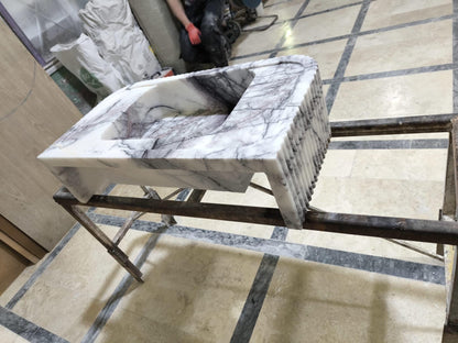 Lilac Marble Sink