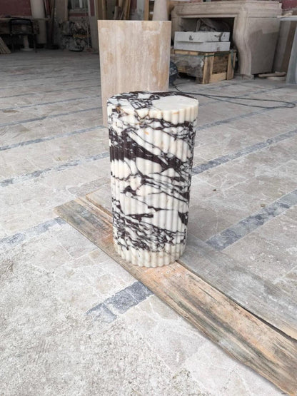 Calacatta Marble Plinth Table