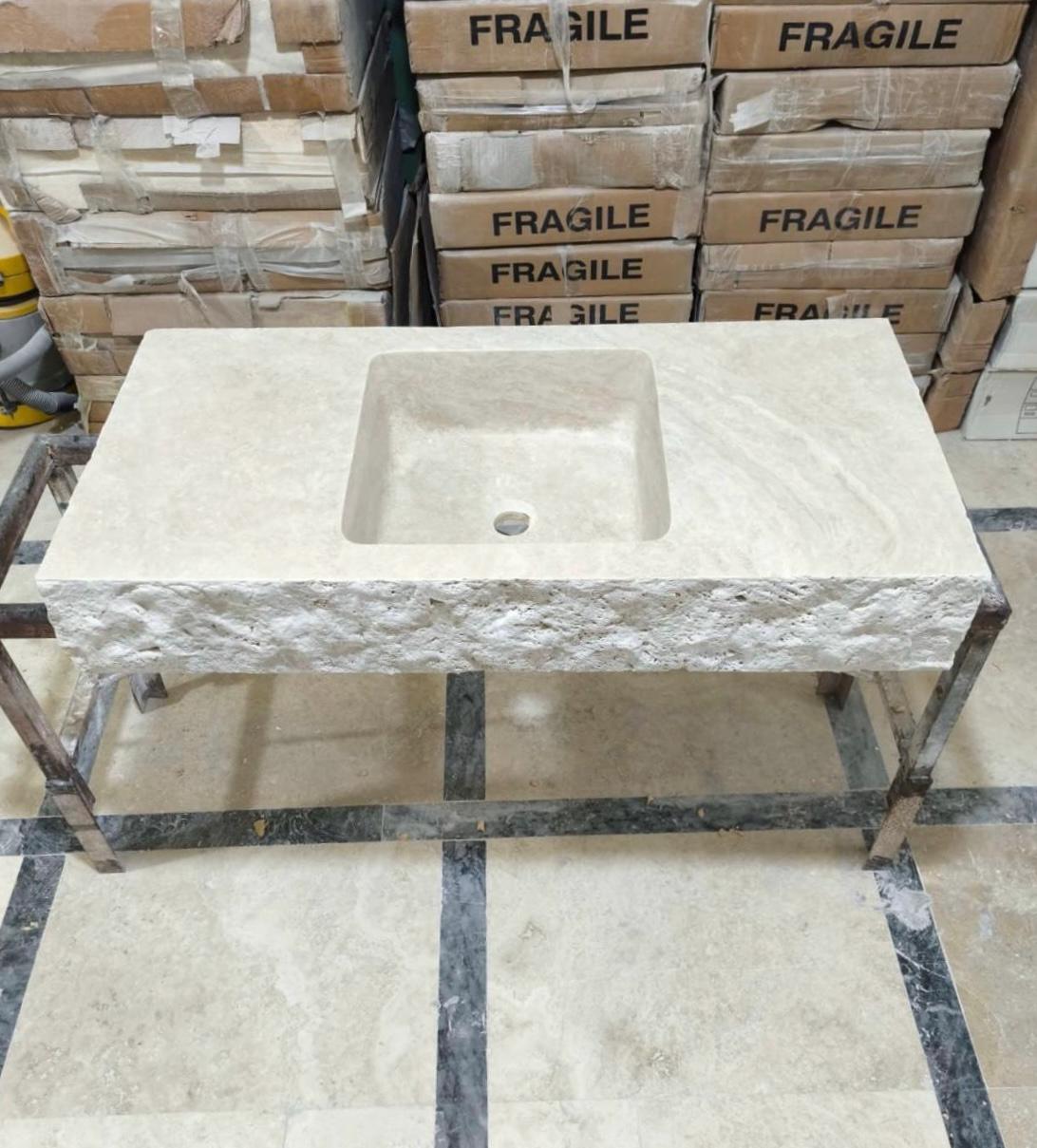 Travertine Sink