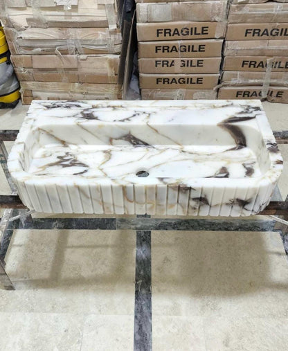 Calacatta Gold Marble Sink