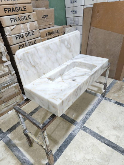 Calacatta Gold Marble Sink