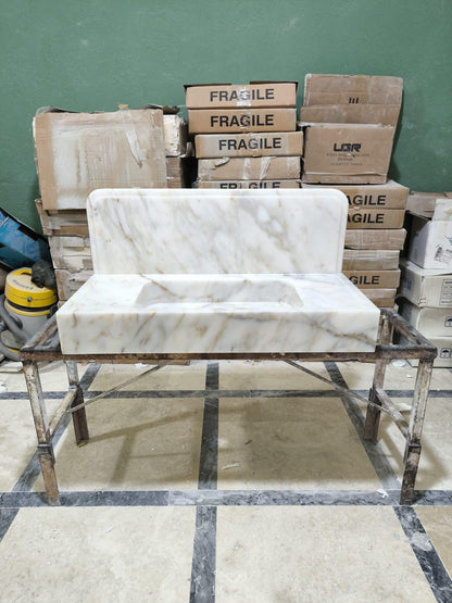 Calacatta Gold Marble Sink