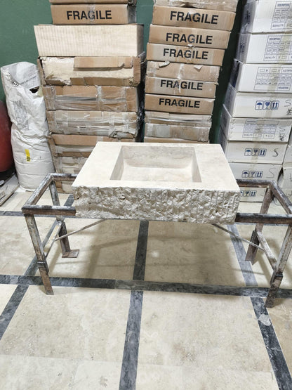 Custom Travertine Sink