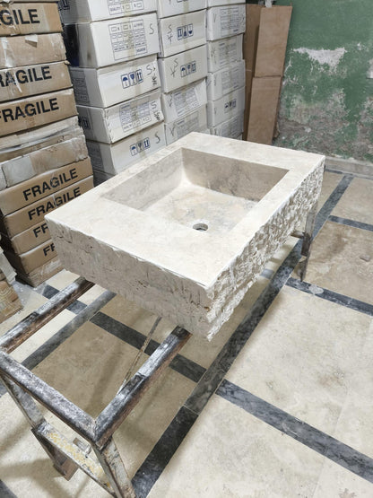 Custom Travertine Sink