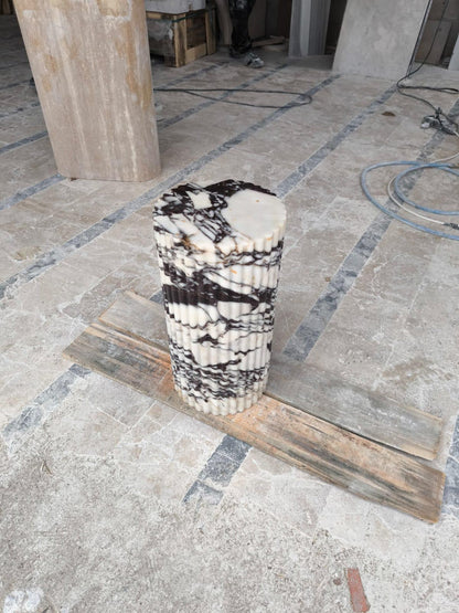 Calacatta Marble Plinth Table
