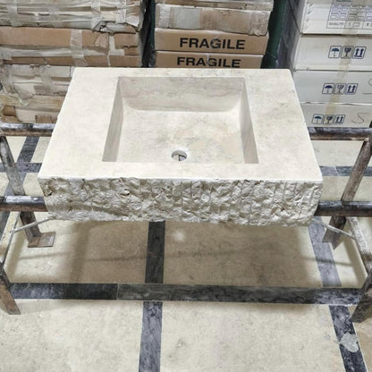 Custom Travertine Sink