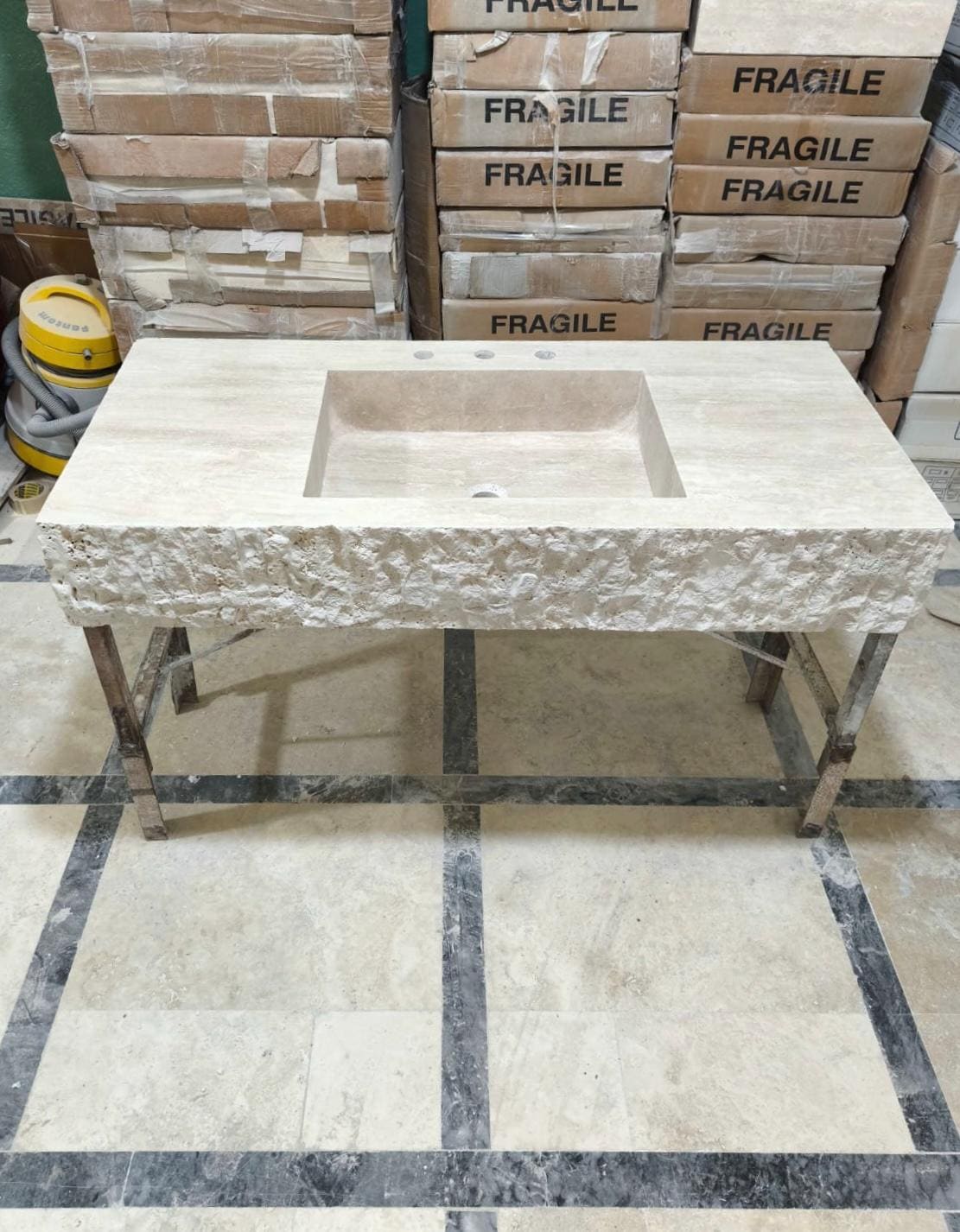 Travertine Marble Sink