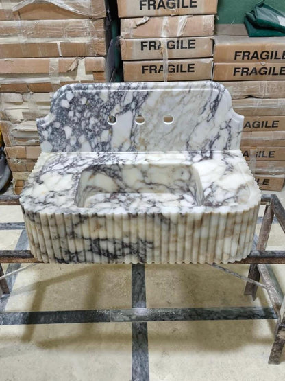 Calacatta Viola Marble Sink