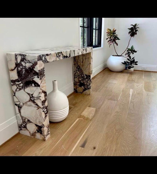 Calacatta Viola Marble Console Table