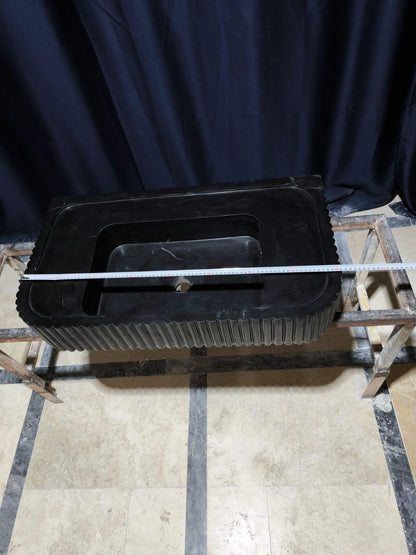 Nero Marquina Fluted Sink