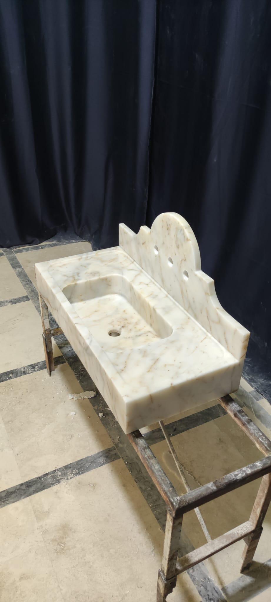 Calacatta Gold Marble Sink
