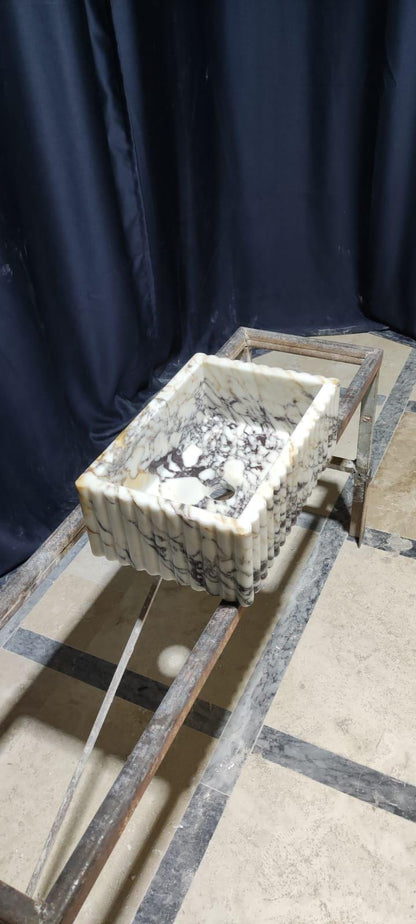 Calacatta Viola Marble Sink