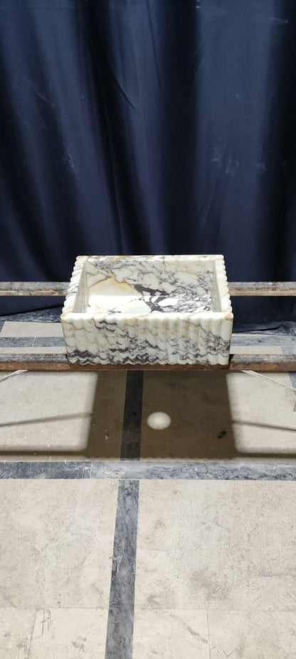 Calacatta Viola Marble Sink