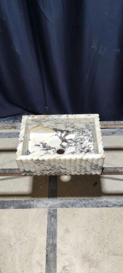 Calacatta Viola Marble Sink