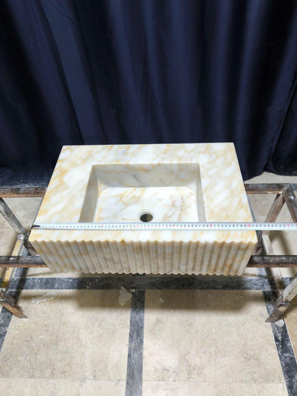 Calacatta Gold Marble Sink