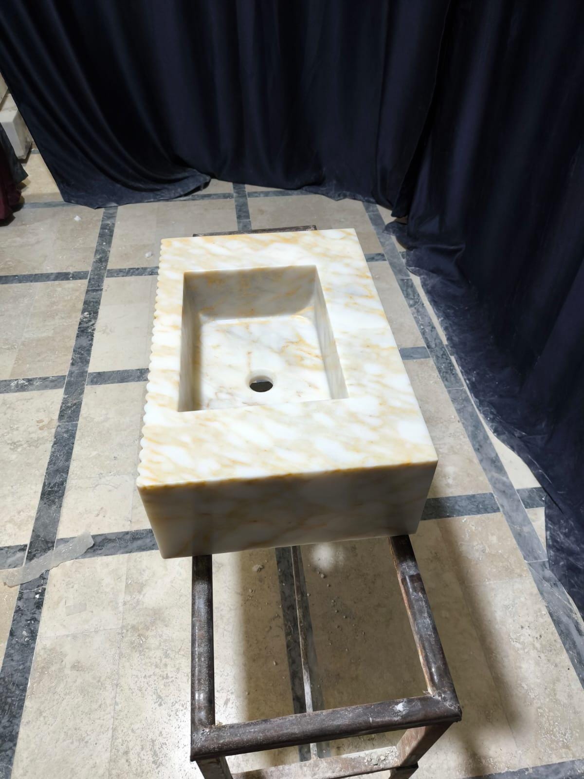 Calacatta Gold Marble Sink