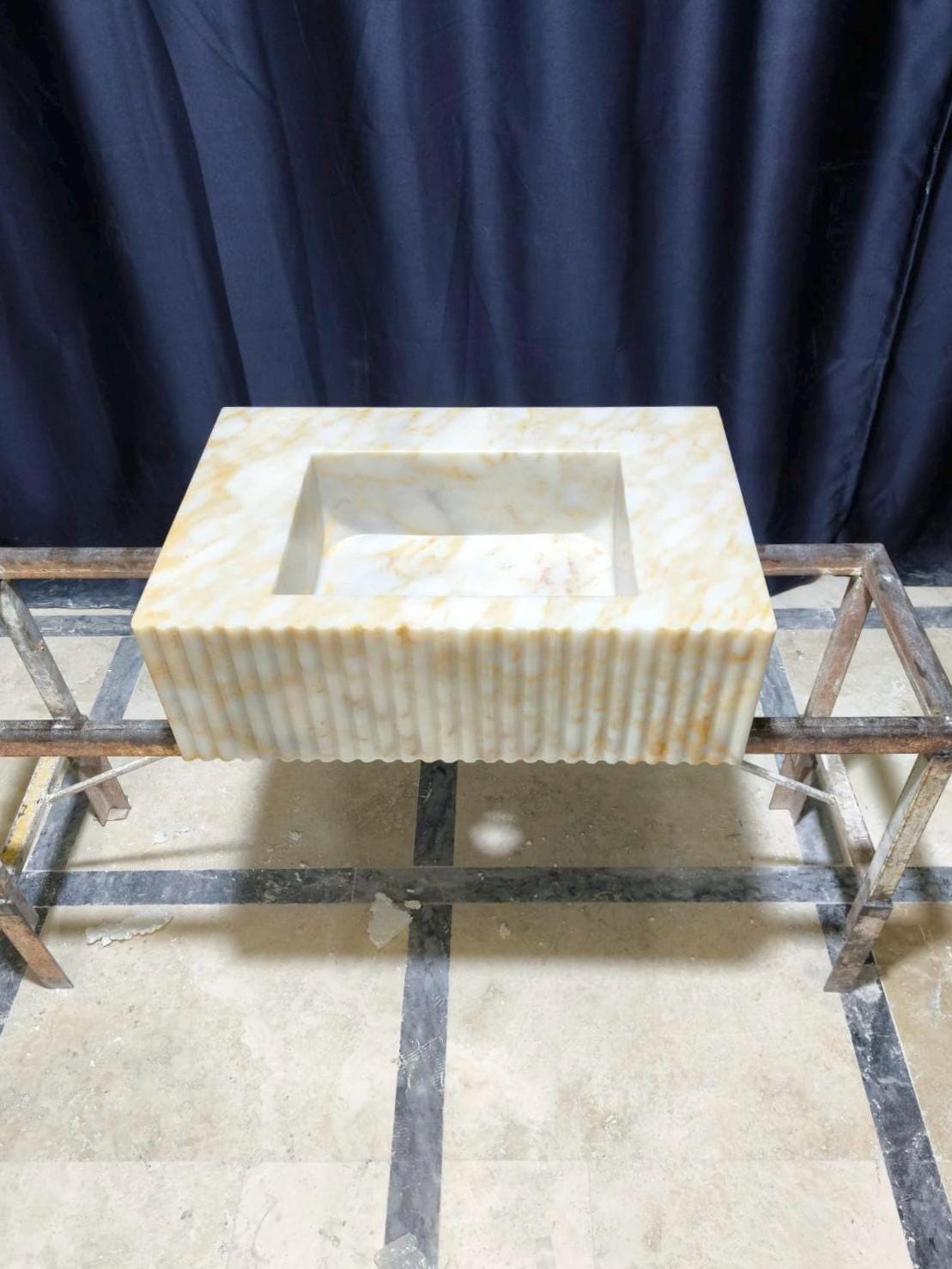 Calacatta Gold Marble Sink