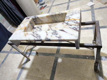 Calacatta Viola Marble Sink