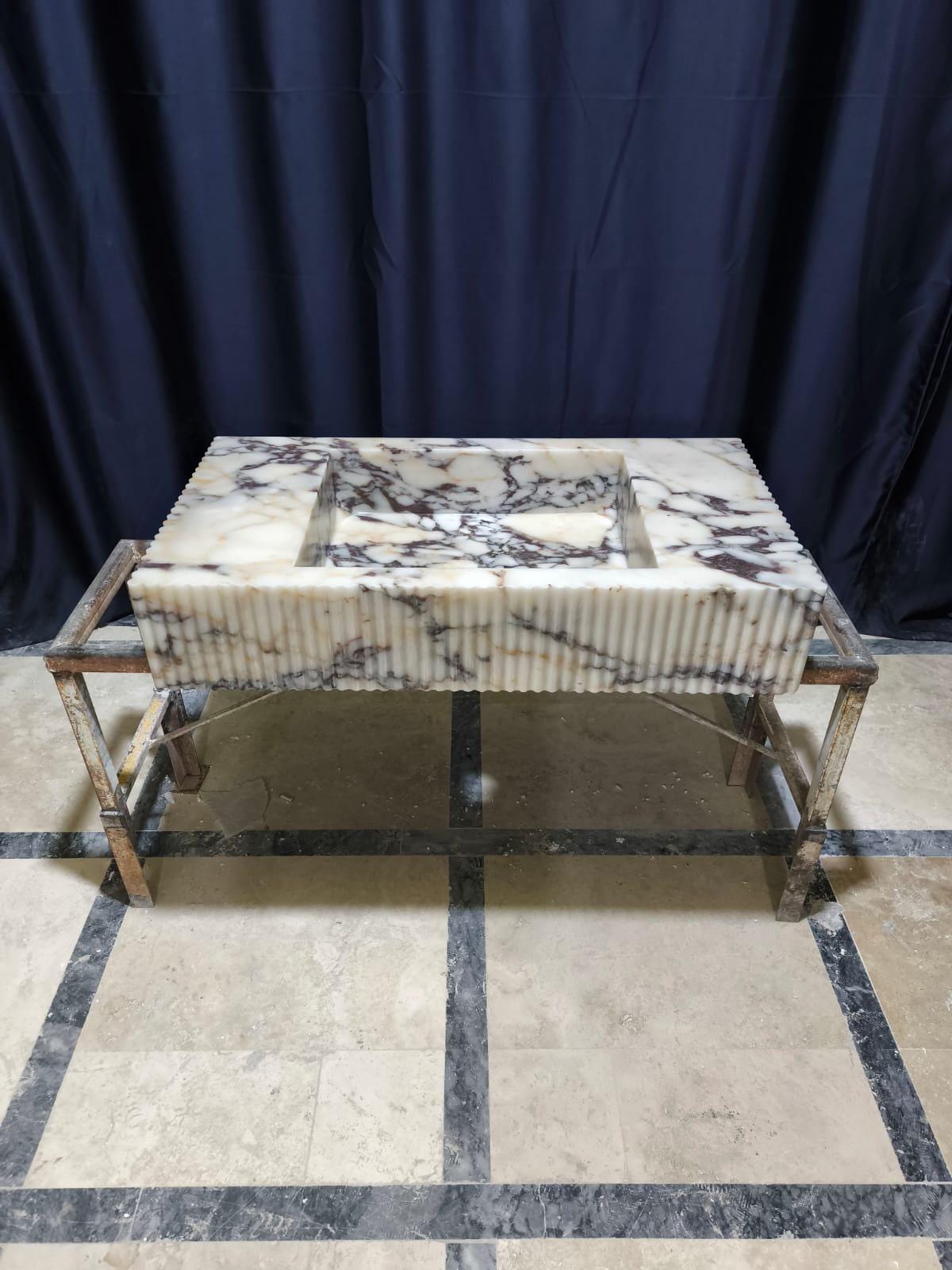Calacatta Viola Marble Sink